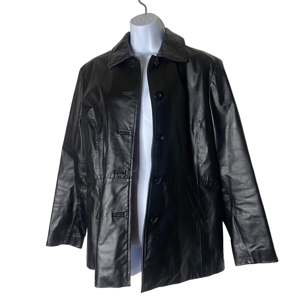 Wilson leather jacket Medium (b59) - Picture 2 of 6